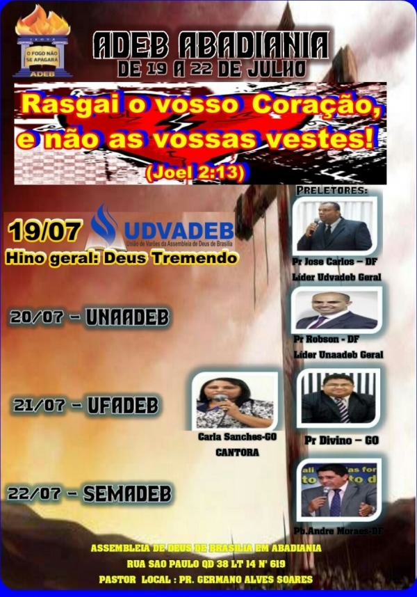 Grande Festa da UDVADEB em Abadiania-GO
