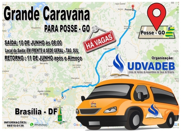 GRANDE CARAVANA PARA POSSE - GO